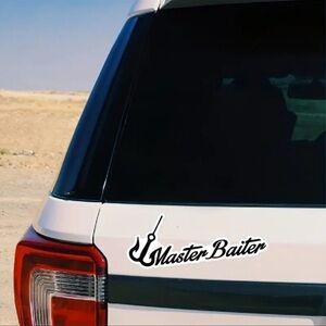 NEW Funny Master Baiter Car Decal Sticker